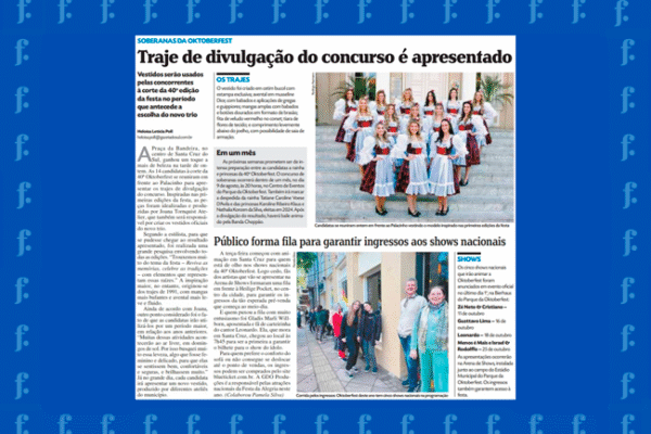 Oktoberfest: Gazeta do Sul – 09/07/2025