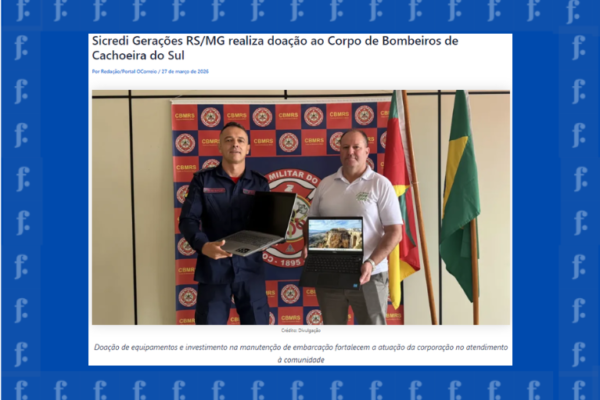 Sicredi Gerações RS/MG: Portal O Correio – 27/03/2026