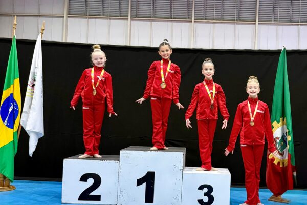 Nova geração de ginastas do Colégio Mauá estreia  em grande estilo no campeonato estadual